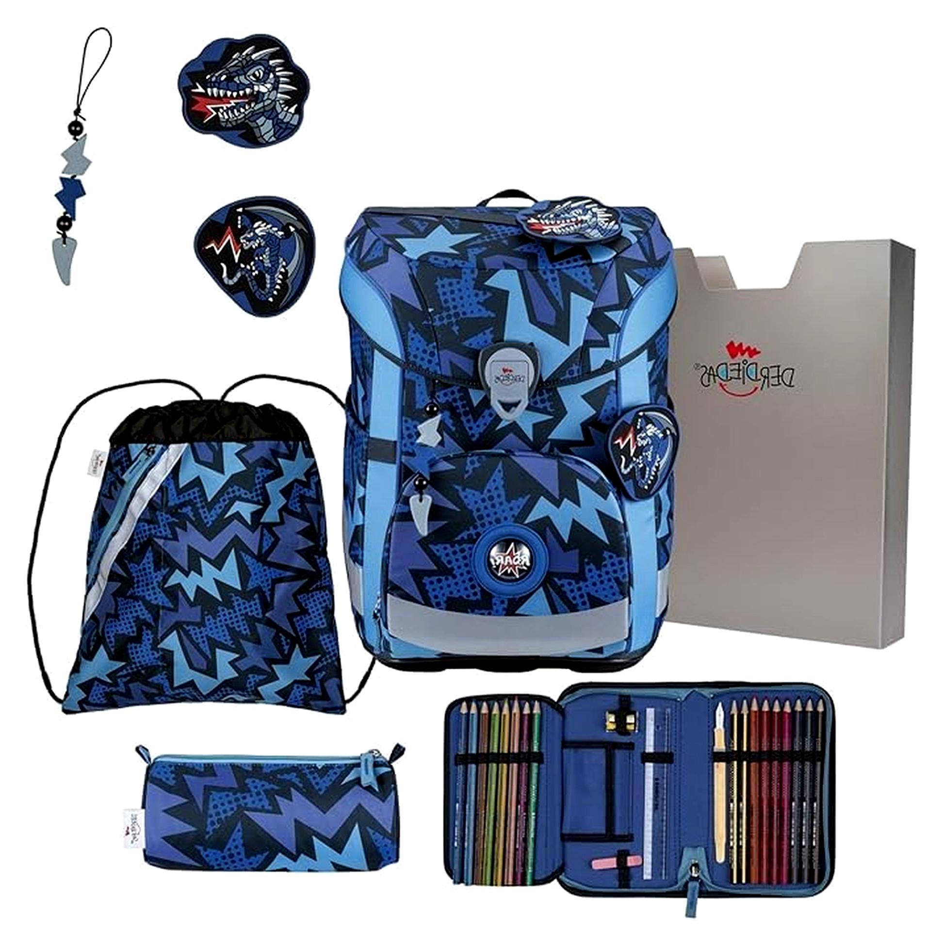 ErgoFlex Light Set 6-teilig Dark Dragon blau