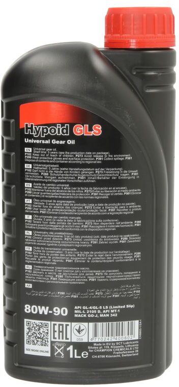 Getriebeöl CHEMPIOIL Hypoid GLS 80W90 1L