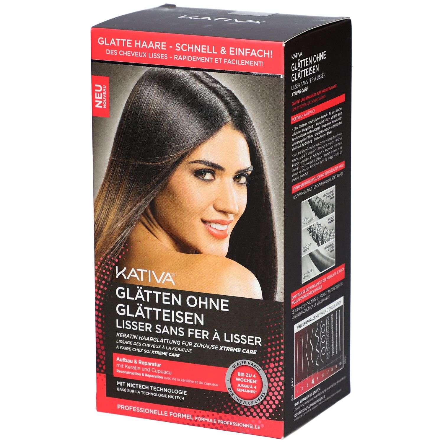 Kativa Xtreme Care Haarglättung ohne Glätteisen 1 St Creme