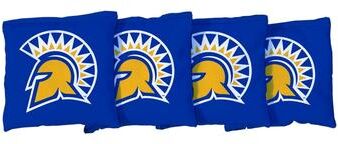 Skip's Garage San Jose State University SJSU Spartans Blue Cornhole Bags