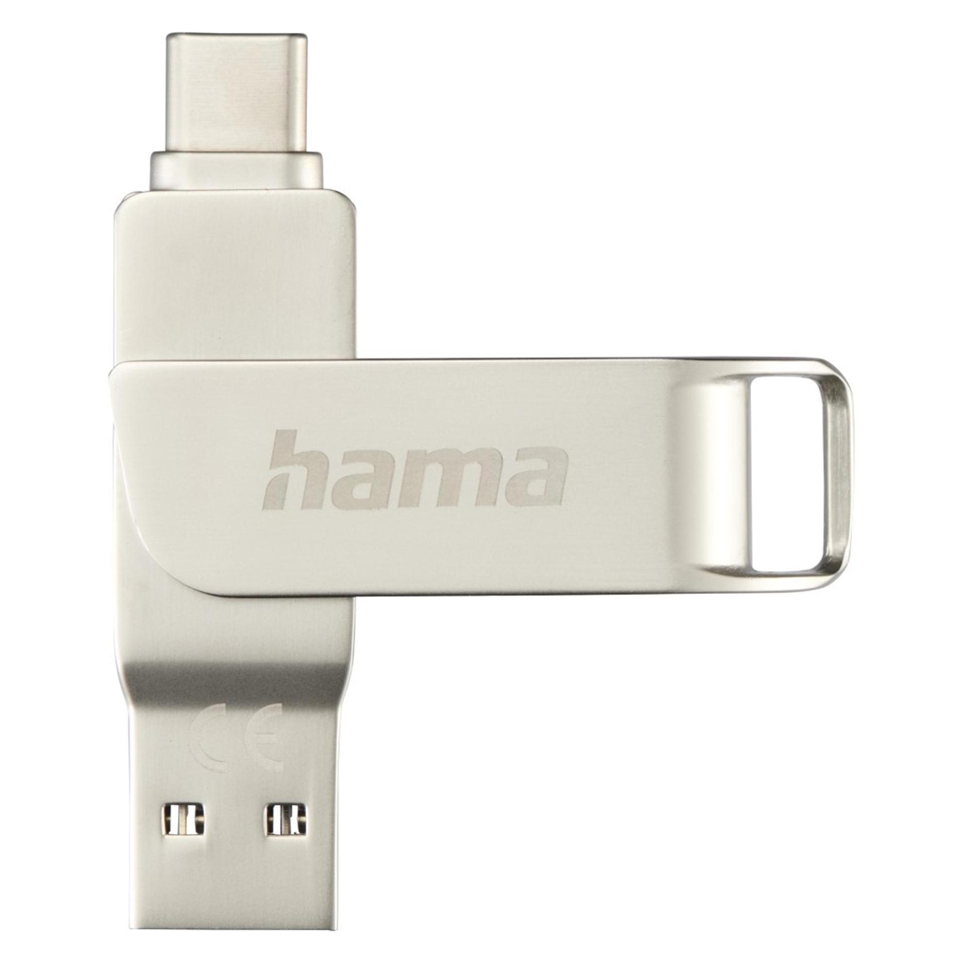 Hama C-Rotate Pro (128 GB, USB-A, USB-C) (00182491)