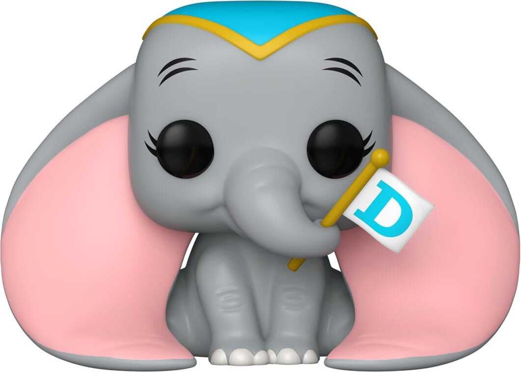Funko POP! Disney vinyl figuur Dumbo met vlag, 9 cm