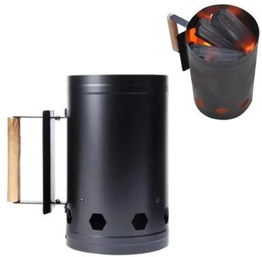 Uplifted Finds Spark Bucket Charcoal Ignition Cylinder Outdoor Barbecue Stove Igniter With Heat Insulation Spark Bucket Charcoal Ignition Cylinder Outdoor Barbecue Stove Igniter With Heat Insulation