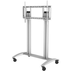 Peerless-AV TV-Ständer SR598W, mit Rollen, weiß, Aluminium, neigbar, höhenverstellbar, bis 136 kg, für 55-98 Zoll