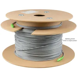 Axing OAK500-03 Optisches Kabel mit Stahlarmierung, SC/APC, 500 m OAK50003 OAK 500-03