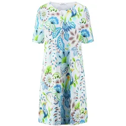 Kleid Rundhals-­Ausschnitt Efixelle weiss, 44