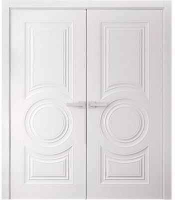 SARTODOORS Basic 9801 White Wood Interior Double Doors