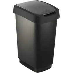 Rotho Abfalleimer Salsa, Abfalleimer, Schwarz