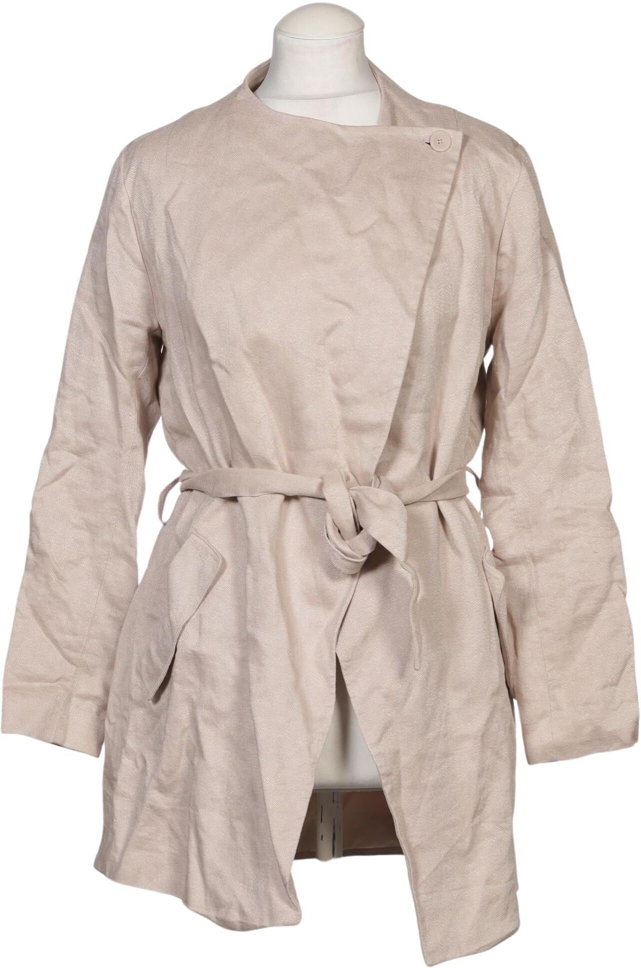 Tiger of Sweden Damen Mantel, Beige, Gr. M, Leinen / Viskose / Synthetik - Second Hand