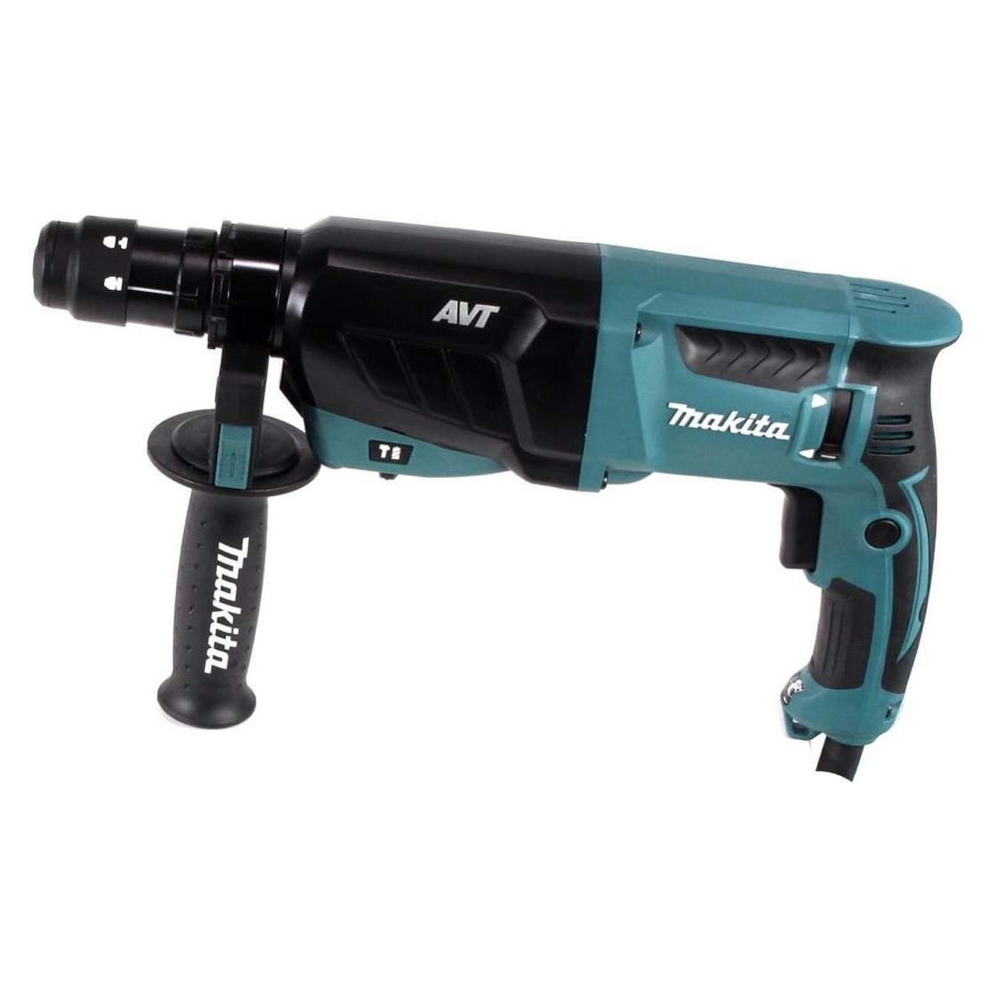 Makita HR 2631 FTJ 800 W Kombihammer mit SDS Plus Bohrfutter und Schnellspannbohrfutter im Makpac (Bohrhammer) (HR2631FTJ)