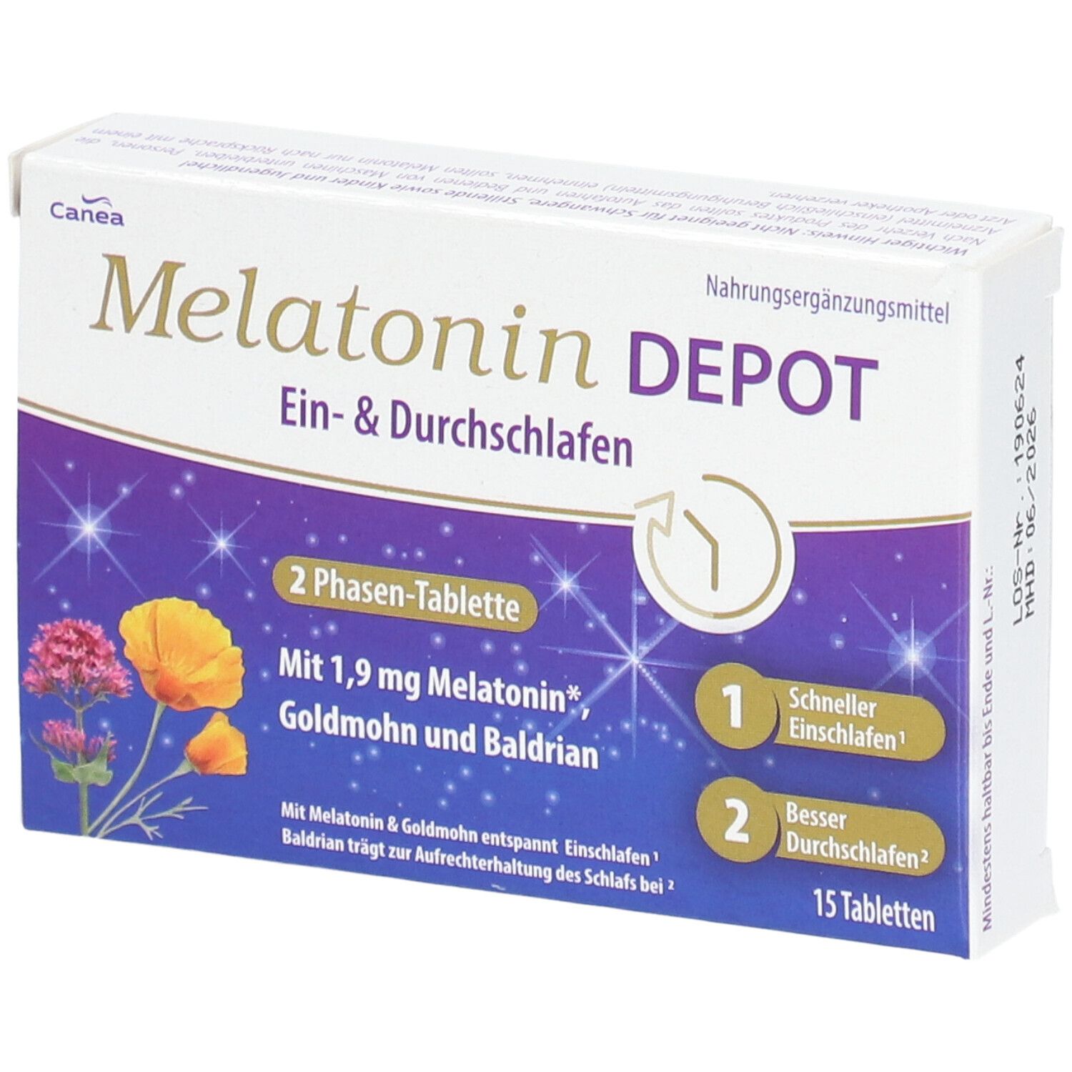 Melatonin Depot Ein- & Durchschlaf-Tabletten 15 St Tabletten