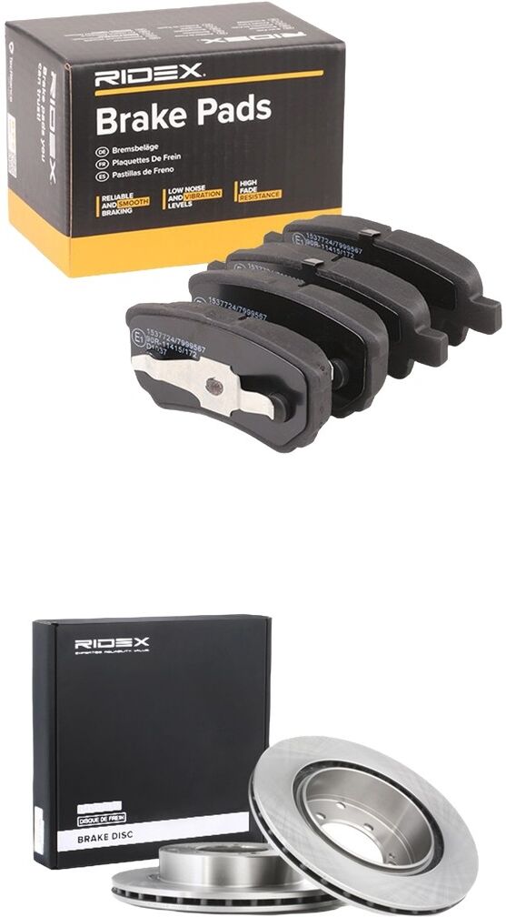 RIDEX 3405B2312 Brake discs and pads set