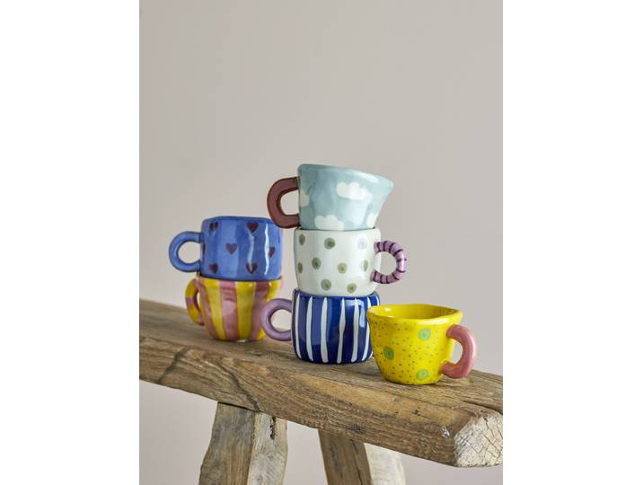 Tasse Nini 6 pièces Ø 8cm Multicolore