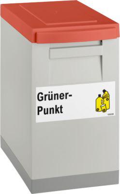 Modul-Sammelbox WSB grau, Deckel rot