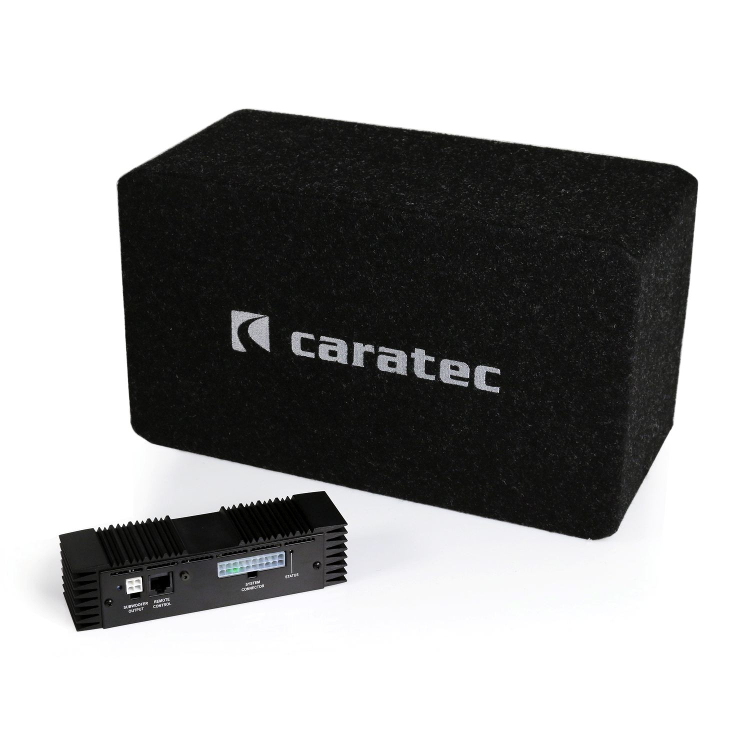 Caratec Audio CAS203 Soundsystem für Vollintegrierte Wohnmobile mit Lautsprechern in der Verkleidung seitlich im Fußraum