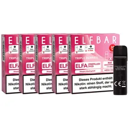 ELFBAR ELFA Prefilled Pod x 2 - Triple Berries 2.0%, 5er Pack