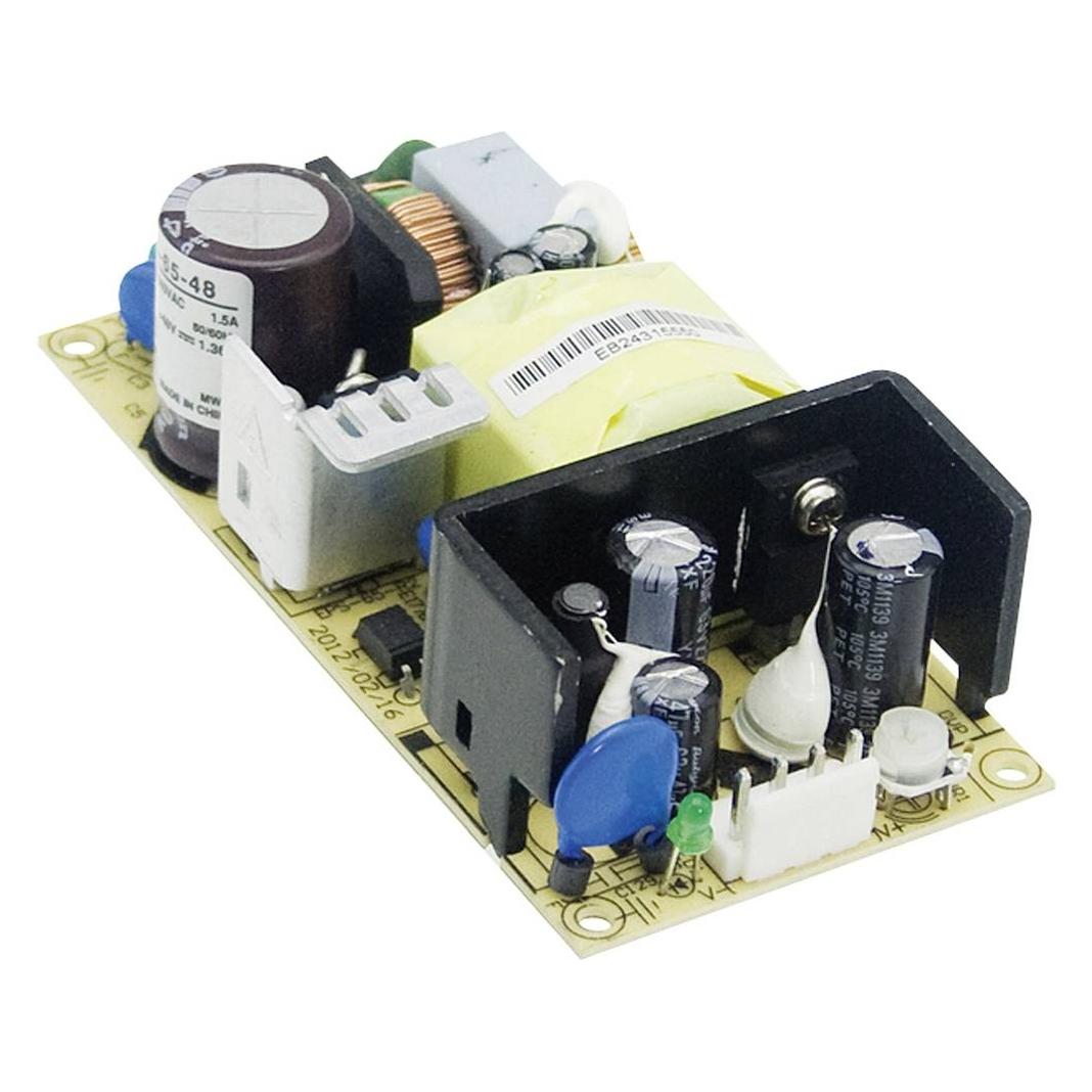 MeanWell MEAN WELL EPS-65-15, 90 - 264 V, 65 W, 15 V, RoHS, 50,8 mm, 101,6 mm (EPS-65-15)