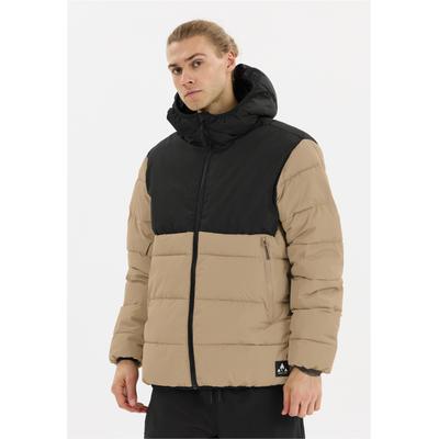 Outdoorjacke WHISTLER "Sareto", Herren, Gr. L, beige (braun), 100% Polyester, mehrfarbig, normal, ohne Ausschnitt, Jacken Outdoorjacke, mit warmem Futter