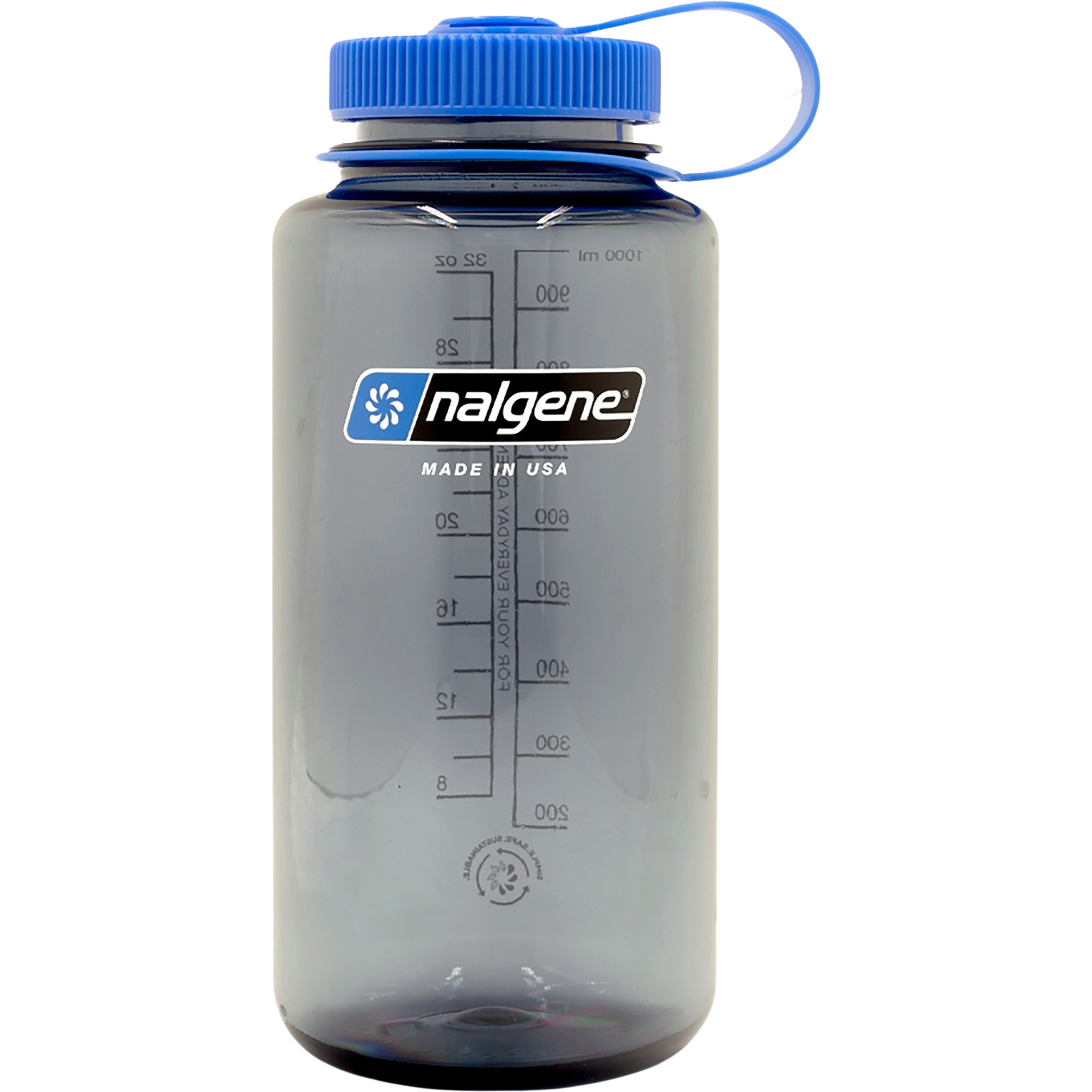 Nalgene WH Sustain Trinkflasche Trinkflaschen grau Größe 0,5L Trekking
