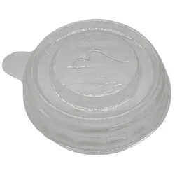 1000 PET-Deckel Ø 40 mm klar flach geschlossen für Soßenbecher