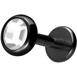 Titan Labret mit Innengewinde KRISTALLDISC