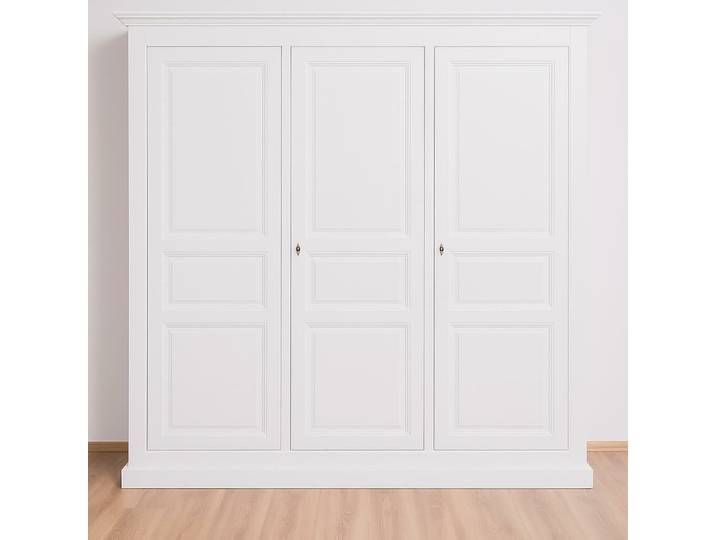 Kleiderschrank weiß - großer Landhaus-Schrank