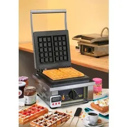 Roller Grill Waffeleisen, Brüsseler Waffelform, Abmessung 305 X 440 X 230 Mm (Bxtxh)