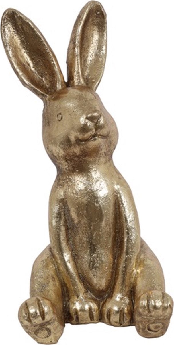 Countryfield Haas goud decoratie Hoogte: 24,8 cm