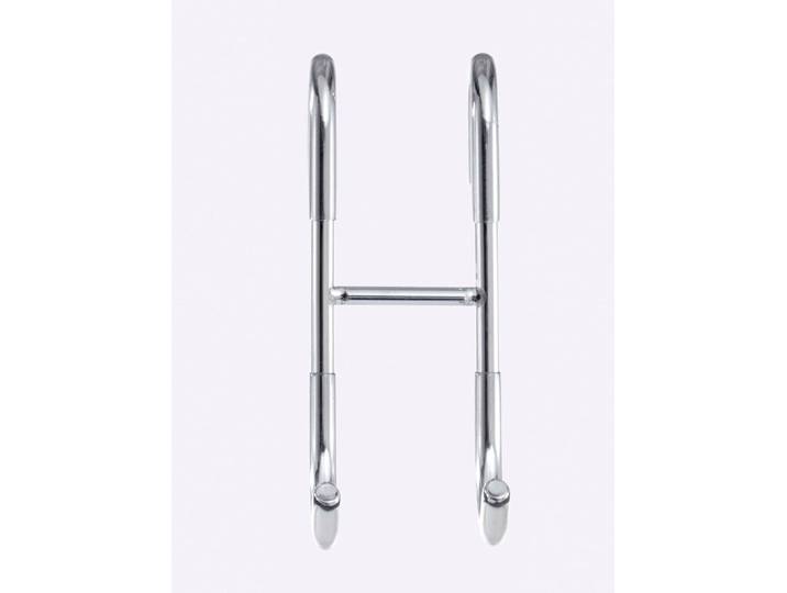 Doppelhaken HEINE HOME, grau (chromfarben), B:4,5cm H:12cm, Metall, Haken, Doppelhaken