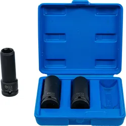 BGS Kraft-Spezial-Steckschlüssel-Einsatz-Satz Antrieb Innenvierkant 12,5 mm (1/2") SW 17 / 19 / 21 mm 3tlg. - 80003