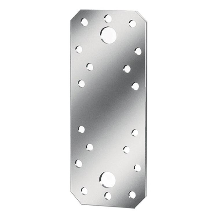 Vormann Flachverbinder Länge 180 mm Breite 40 mm Stärke 2,5 mm Stahl roh sendzimirverzinkt (Flachverbinder, 50 Stk.) (070909000)