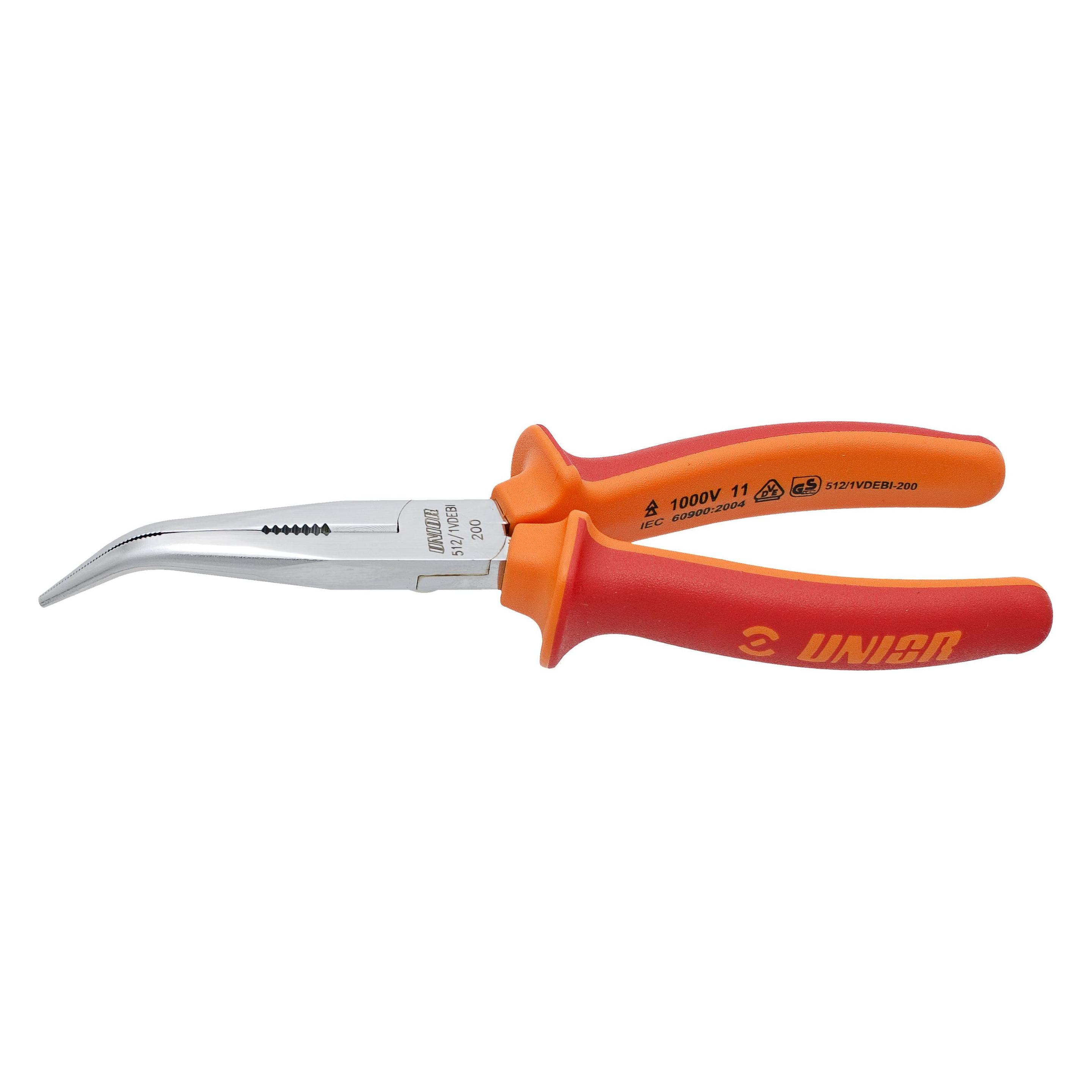 Unior lange Kombi-Spitzzange gebogen (170 mm) (610438)