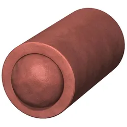 OBO 7202628 Dosenbohrerschott Ø78x150mm Dauerelastischer, geschlossenporiger Schaumstoff rot FBA-D150