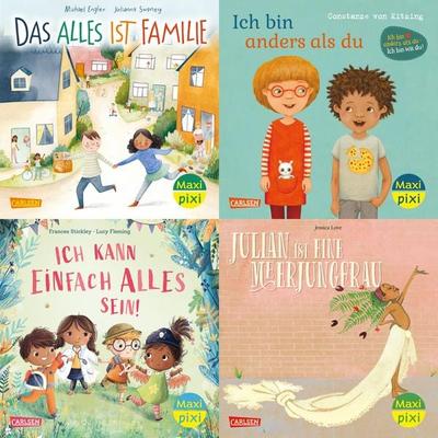 Maxi-Pixi-4er-Set 107: Du, ich und wir (4x1 Exemplar), Set von , Carlsen, 978-3-551-03072-6