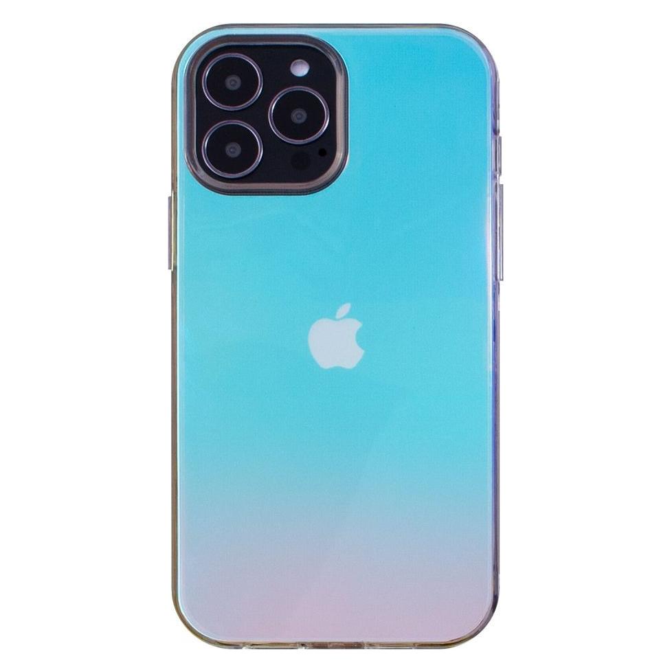 Hurtel Aurora Case Hülle für iPhone 13 Pro Neon Gel Cover Blau (Apple iPhone 13 Pro) (1404978613)