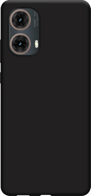 Just in Case Soft Design Motorola Moto G85 Back Cover Zwart