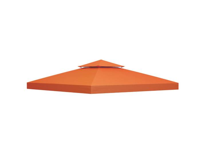 Outsunny Pavillondach, Polyester, Rostrot, Rot, Kunststoff, 300x18x300 cm, Sonnenschutz, Pavillons