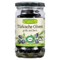 Rapunzel Oliven schwarz, mit Stein, Projekt bio