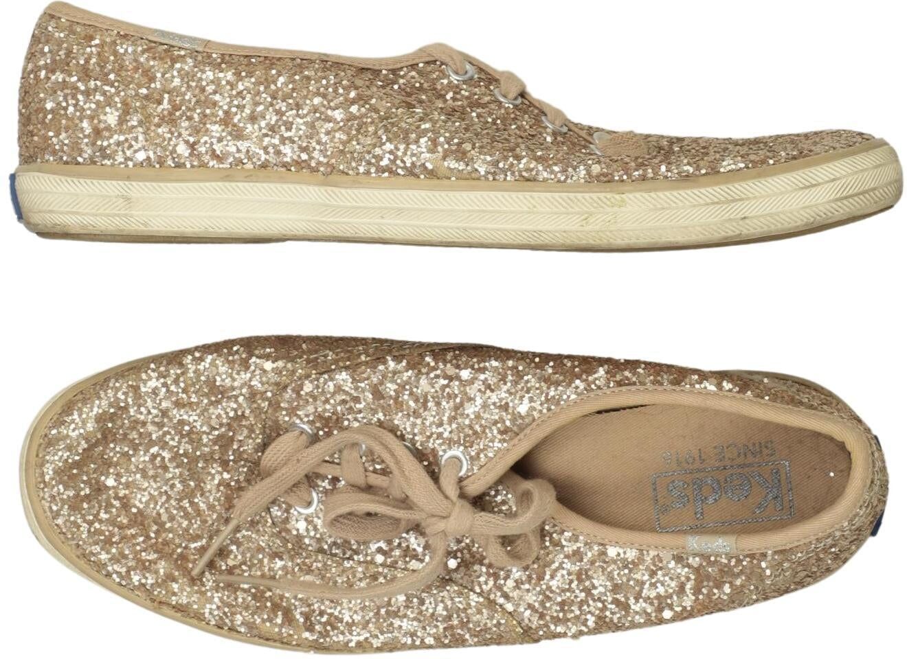Keds Damen Sneaker, Gold, Gr. EU 36, Kunstleder - Second Hand