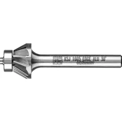 PFERD TOOLS Hartmetall Frässtift EDGE ALU Kegel KSJ 30° Ø 16x05 mm Schaft-Ø 6 mm Kantenbearbeitung Alu - 21115367