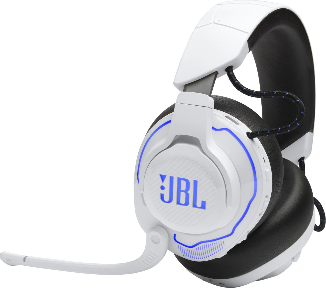 JBL Quantum 910P Cuffie Gaming Wireless Bluetooth Blu e Bianco für PC und PlayStation