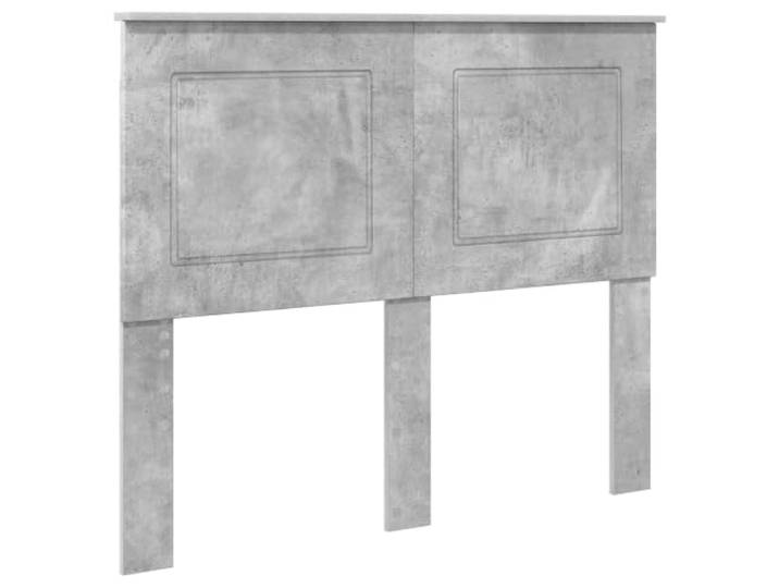 Makastle Kopfteil Betongrau Holzwerkstoff 138x7x100 cm Wandmontage