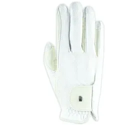 Roeckl ROECK-GRIP LITE Unisex Reithandschuhe weiß, Größe: 8.5œ