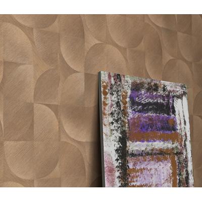 Vliestapete ERISMANN "Vliestapete Brushed Harmony", braun, B:0,53m H:0,09m L:10,05m, Vlies, Tapeten, Phthalate frei