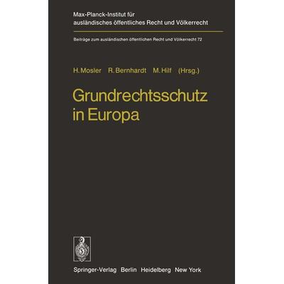 Grundrechtsschutz in Europa, Taschenbuch von , Springer Berlin, 978-3-642-66769-5
