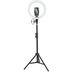 Mozo Ringlicht-Ringlicht MLM-30RING LED-Ringstativ (Ringlicht), Dauerlicht, Schwarz
