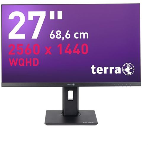 27" (68,58cm) Terra LCD/LED 2775W PV V3 schwarz 2560x1440 1x DisplayPort 1.2 / 1xHDMI 1.4