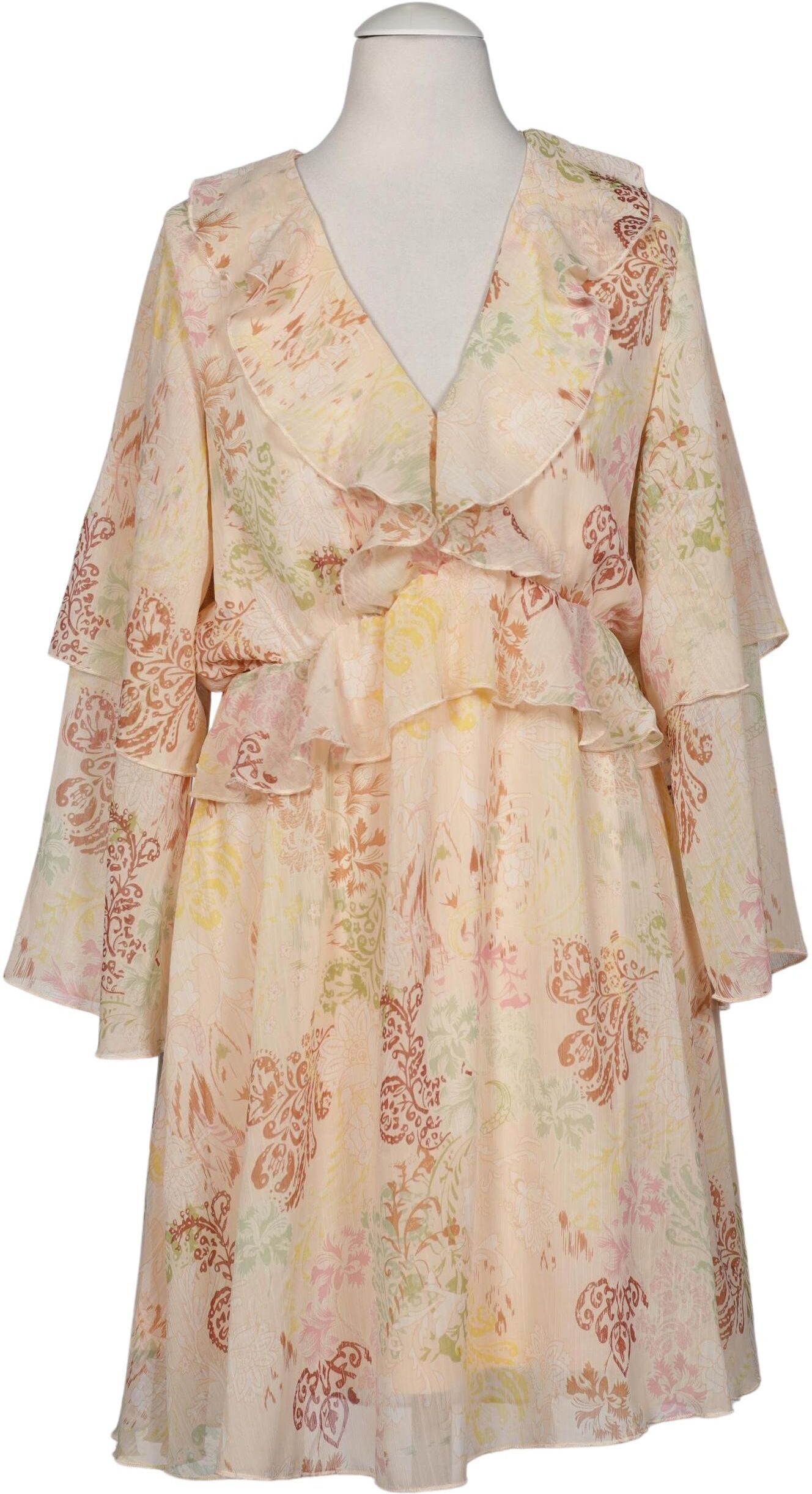 Reserved Damen Kleid, Beige, Gr. XS, Synthetik - Second Hand