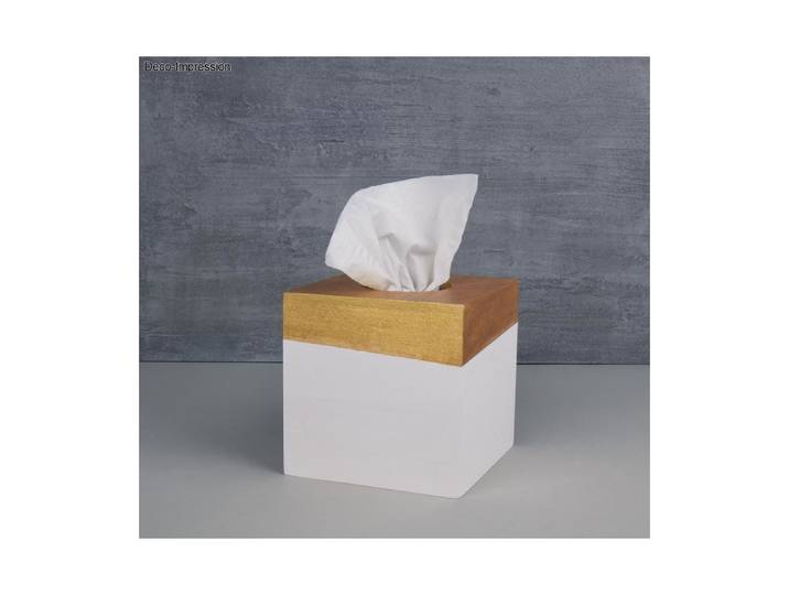 Rayher Holz Kosmetiktücher Box FSC 100% 14 × 14 × 14 cm