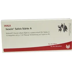 Iscucin Salicis Stärke A Ampullen 10X1 ml
